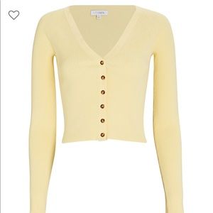 Katrina V-Neck Rib Knit Cardigan